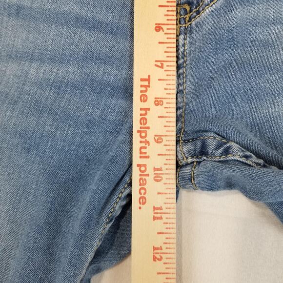 Shyanne Jeans Womens 32 Short Light Wash Blue Bootcut Western Embellished Aztec - Picture 9 of 11